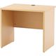 【車上渡し】アール・エフ・ヤマカワ ノルム 木製デスクII 幅800×奥行600×高さ700mm ナチュラル 1台（直送品）