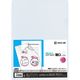 キングジム クリアーホルダー（薄口）１０枚パック　A4タテ型　シート厚0.1ｍｍ　乳白 735H10ニユ 1パック