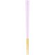 かのりゅう 箸 21cm 栗 八角箸 waguri 木製 天然木 日本製 パープル 366800 1個（直送品）