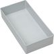 Allit プラスチックボックス Allitパーツケース EuroPlus用 グレー 108X216X45mm 456304 1個（直送品）