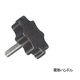 協和 菊型ハンドルKRM-I-50-M10-B KRM-I-50-M10-B 1セット(10個)（直送品）