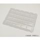アズワン 部品トレー 355mm×255mm 帯電防止PET 透明 0.5mm 50個入 64-8897-38 1箱(50個)（直送品）