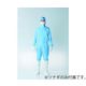 東洋リントフリー 防塵ツナギ服 青 5L FH199C-02 1着 64-8902-18（直送品）
