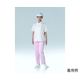東洋リントフリー クリーン半袖上着(女性用) 白×ピンク L JB259B-14 1枚 64-8903-59（直送品）