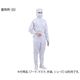 アズワン アズピュアクリーンスーツII(フード別・サイドファスナー型) 白 2L 4-3174-04 1枚（直送品）