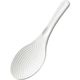 田辺金具 ライススクープしゃもじ 小190mm ホワイト 2089140 1本（直送品）