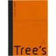 日本ノート Trees B5 A罫30枚 オレンジ 10冊 UTR3AOR(10) 1セット(3セット)（直送品）