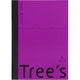 日本ノート Trees B5 A罫30枚 パープル 10冊 UTR3APU(10) 1セット(3セット)（直送品）