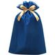 包む 巾着 オーガンジー BAG LLサイズ ブルー T-2803-LL 1セット（2個）