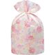 包む 巾着 ポライトBAG グリタリングフラワー LLサイズ ピンク T2854LL 1セット(2個)（直送品）