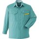 Asahicho（旭蝶繊維） A4 長袖シャツ（ノーフォーク） ミントグリーン LL 1枚（直送品）