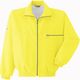 Asahicho（旭蝶繊維） E001 カラーブルゾン（メッシュ付き） 蛍光イエロー XXL 1枚（直送品）