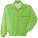 Asahicho（旭蝶繊維） E001 カラーブルゾン（メッシュ付き） 蛍光グリーン S 1枚（直送品）