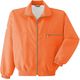 Asahicho（旭蝶繊維） E001 カラーブルゾン（メッシュ付き） 蛍光オレンジ S 1枚（直送品）