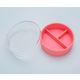 堀内製作所 シリコン三割シャーレ ピンク S-06/P 1個 63-6327-33（直送品）
