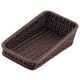 アズワン PPラタン ベーカリーバスケット 斜め20型 ダークブラウン BBーK4020ーDBR 63-7151-51 1個（直送品）