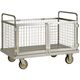 テックサス 金網付きステンレス台車 MD-9060D 1台 64-0785-57（直送品）