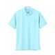 ジーベック クールビズ半袖ポロシャツ サックス SS 6180ー42ーSS 6180 1着（直送品）