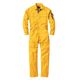 ジーベック 配色ツナギ服 イエロー L 34005ー80ーL 34005 1着（直送品）