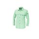 ジーベック ミニドライ長袖シャツ グリーン M 1343ー60ーM 1343 1着（直送品）