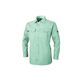 ジーベック T/Cツイル長袖シャツ モスグリーン SS 1493ー61ーSS 1493 1着（直送品）