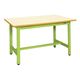 サカエ 軽量作業台(KSタイプ/均等耐荷重300kg/ポリエステル天板/H740mm/固定式) KSー159PIG 1台（直送品）
