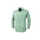ジーベック プリーツロンミニ長袖シャツ モスグリーン LL 1293ー61ーLL 1293 1着（直送品）