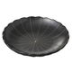 みやび街道 麺皿 黒マット十草菊型7.5皿 (4個入) mkd-47509573（直送品）