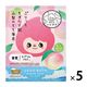 入浴剤 旅するJUSOちゃん バスパウダー 重曹＆エプソムソルト 山梨 桃の香り 分包 30g 1セット（5包）GR