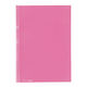 コクヨ　レールクリヤーホルダー＜カラーズ＞(PET)　A4タテ　約20枚収容　ライトピンク　　フ-TPC760P　1冊
