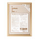 コクヨ 賞状額縁(アルミ) 賞状A4(尺七) ゴールド カ-223K 1枚
