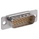 Amphenol FCI Dーsubコネクタ， 15極， オス， パネルマウント， DA15P064TXLF 1ロット(100個)（直送品）