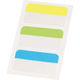 ライオン事務器 付箋 貼ってはがせる 紙付インデックス 28×45mm 3色×10枚 13834 1セット(10パック)