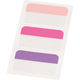 ライオン事務器 付箋 貼ってはがせる 紙付インデックス 28×45mm ３色×10枚 13835 1セット（10パック）