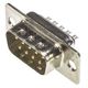 ハーティング HARTING Dーsubコネクタ， 9極， オス， パネルマウント， 09672095615 1個（直送品）