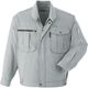 Asahicho (旭蝶繊維) E075 長袖ブルゾン（ノーフォーク） グレー 5L 1枚（直送品）
