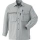 Asahicho (旭蝶繊維) E077 長袖シャツ グレー 5L 1枚（直送品）