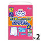 アテント 大人用おむつ うす型さらさらハ゜ンツ長時間ロング丈プラス  4回 Mサイズ 40枚:（2パック×20枚入）エリエール 大王製紙