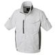 タカヤ商事 半袖ジャケット シルバー M TW-S140-3-M 1枚（直送品）