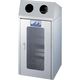 山崎産業　コンドル　屋外用ゴミ箱　ビン・カン用　60L　1面窓付き　（直送品）