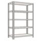 サカエ 開放型棚 100kg/段 W1800×D300×H1500mm 5段 グレー LF9715 1個（直送品）