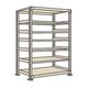 サカエ 軽中量棚NDW型 150kg/段 単体 W1200×D600×H2400mm 7段 ホワイトグレー NDWー3347 1個（直送品）
