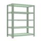 サカエ ボルトレスラック中軽量型 150kg/段 W1500×D600×H1800mm 5段 ホワイトグレー NBー6535W 1個（直送品）