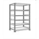 サカエ 中軽量棚NEW型 200kg/段 単体 W1800×D450×H2100mm 6段 アイボリー NEWー2726 1個（直送品）