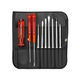 PB SWISS TOOLS ピービ―スイスツールズ 10点組 差替式ドライバーブレードセット ロールケース付 215.IND 1セット（直送品）