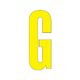 ユニット アルファベットG 300×150 黄 835-097Y 1枚（直送品）