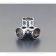 エスコ 19mm パイプジョイント三方エルボ(クロームメッキ) EA951EV-31 1セット(10個)（直送品）