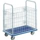 トラスコ中山 TRUSCO プレス製台車 ドンキーカート 金網付810×510 207N 1台 414-5241（直送品）