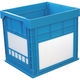 国盛化学 KUNIMORI プラスチック折畳みコンテナ パタコン Nー134 ブルー 50680-N134-B 1個 760-5382（直送品）
