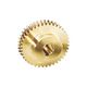 協育歯車工業 KG ウォームホイール G1A20R2=8 モジュール1.0 アルミニウム青銅鋳物 歯数20 穴径φ8 1個 756-4392（直送品）